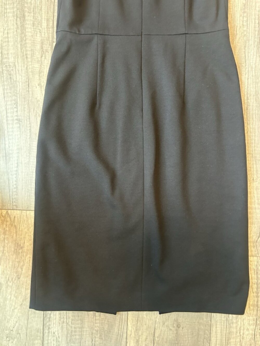 Akris Womens Black Sleeveless V Neck Sheath Dress Size 8 Graduation Cocktail - Picture 9 of 16